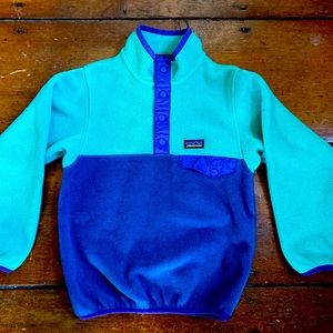 Patagonia boys lightweight synchilla snap t